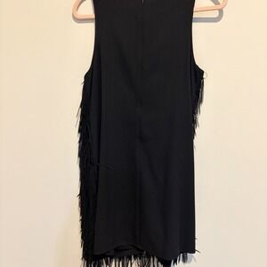 Black Swan Fringe Black Dress Small LBD Date Night Out